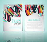 Abstract flyer design 