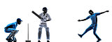 Cricket player  silhouette
