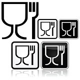 Food safe icons