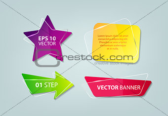 Vector elements for business presentations