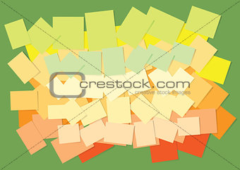 Colored sticky papers