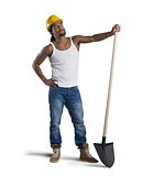 Sexy construction worker