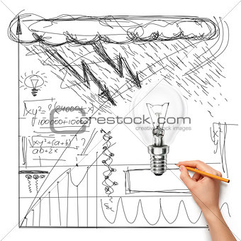 Idea Background With Human Hand