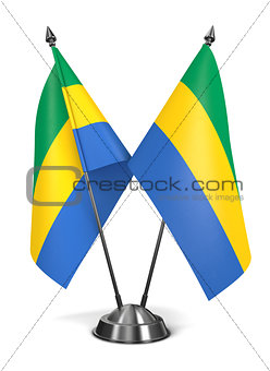 Gabon - Miniature Flags.