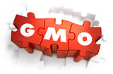 GMO - Text on Red Puzzles.