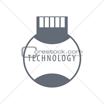 vector logo SIM card technology