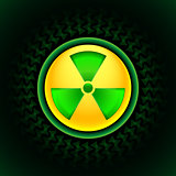 sign of radiation green