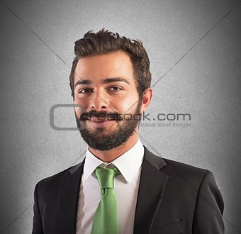 Smiling businessman
