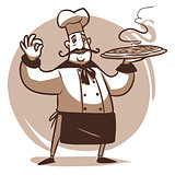 cartoon cook character