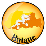 orange button with the image maps of button Butane