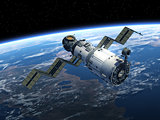 Space Station Deploys Solar Panels