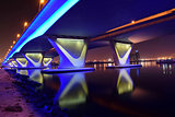 Gharhoud Bridge from base at night with long exposure