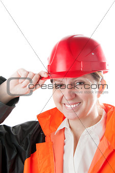 Female industrial worker.