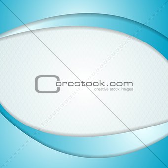 Abstract blue wavy corporate background