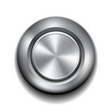 Realistic metal button