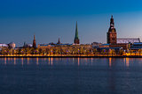Riga Old Town skyline