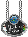 Back to School - Blackboard with Chain