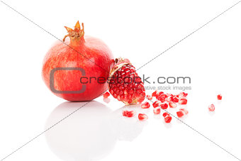 Pomegranate background.