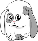 baby bunny cartoon illustration