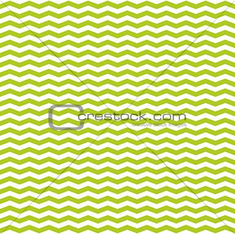 Tile spring vector pattern with white and green zig zag print background