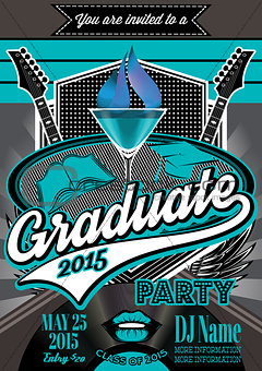 template for the posters to graduate party