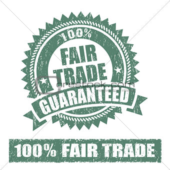 Fair Trade Rubber Stamp