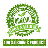 Organic Product Rubber Stamp