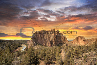 Sunset Over Smith Rock State Park