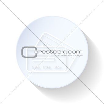 Credit cards thin lines icon