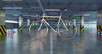 bicycle in parking
