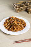 Fried Penang Char Kuey Teow which is a popular noodle dish in Ma