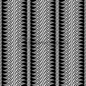 Design seamless monochrome vertical pattern
