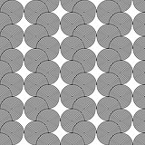 Design seamless monochrome spiral twirl pattern