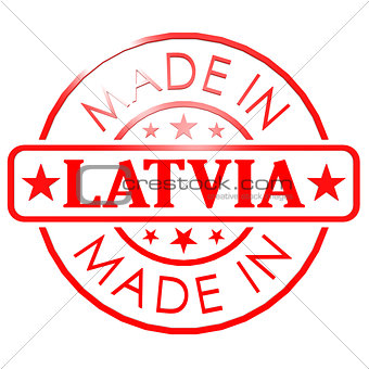 Made in Latvia red seal