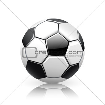 Realistic Vector Soccer Ball