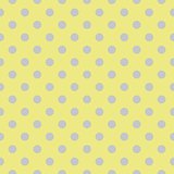 Tile vector pattern with grey blue polka dots on green background