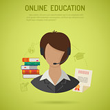 Online Education Concept