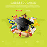 Online Education Concept