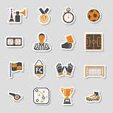 Soccer Icon Sticker Set