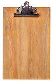 wooden blank clipboard
