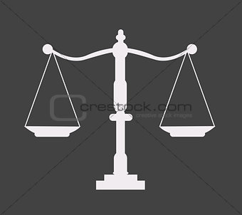 Justice scale icon 