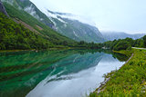 Mountain lake with clean water (Norway). 