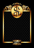 ornate frame with dollar symbol