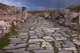 Remains of Road Through Antioch Pisidian in Turkey