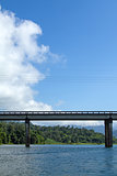 Bridge across river 