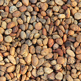 Pile of round peeble stones