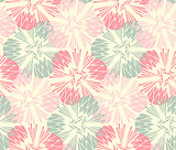 Stylish floral seamless pattern