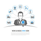 Media and News Concept