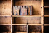 WWII Concept Wooden Letterpress Theme