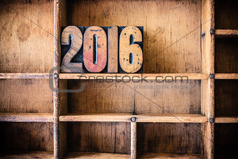2016 Concept Wooden Letterpress Theme